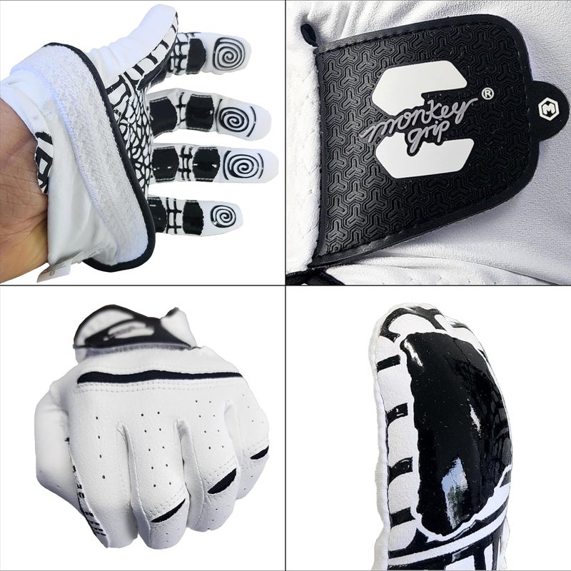 MONKEY GRIP Golf Glove Premium Synthetic Nonslip Spider Grip Tacky All Weather Slice Killer No Twist Left Hand - Image 5